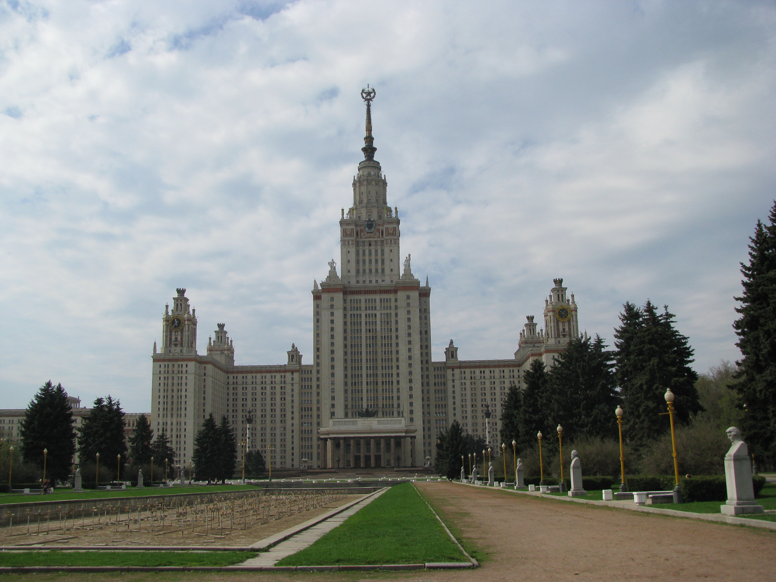 view from the front