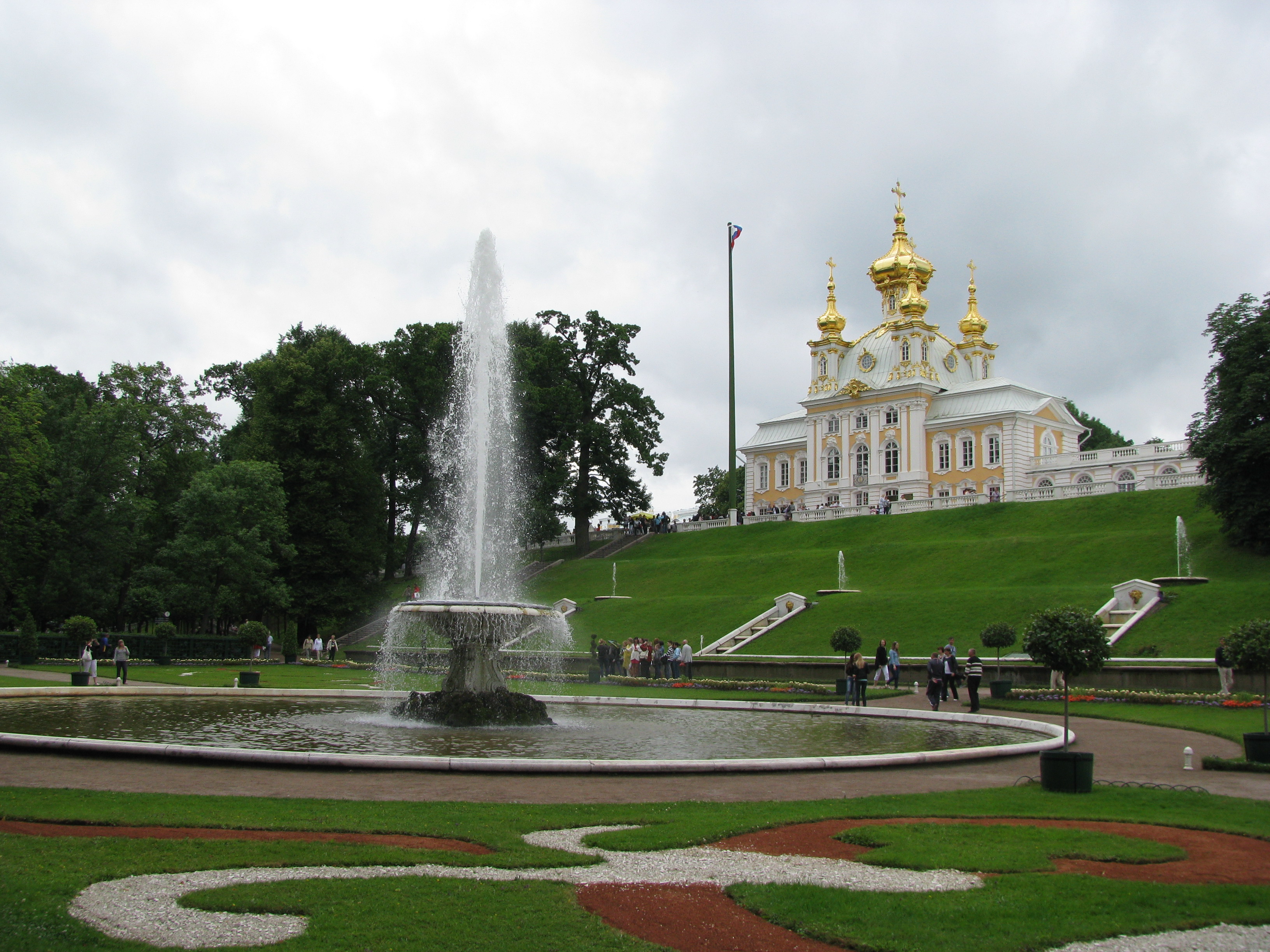 Church & Fountain.